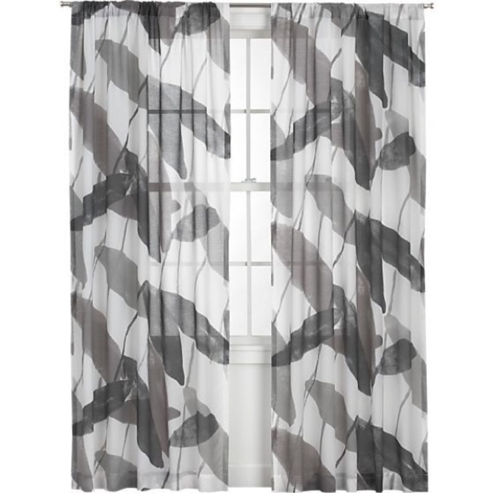 MARIMEKKO Tartar Sheer Curtain Panels (2 panels)